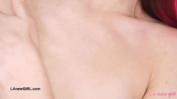 Amazing brunette beauty naked close up