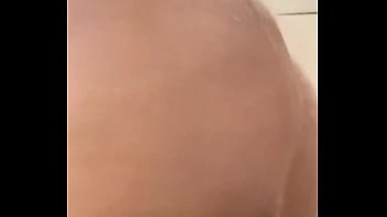 Bbw getting a shower in the gym