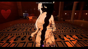 Vrchat girl shows you her underwear