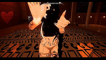 Vrchat girl shows you her underwear