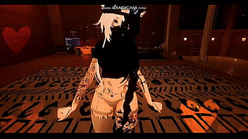 Vrchat girl shows you her underwear