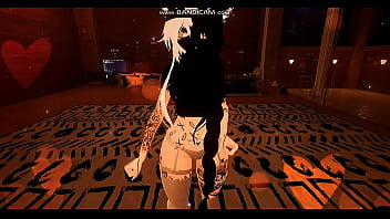 Vrchat girl shows you her underwear