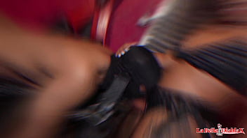 Petite goddess delivers bare knuckle beatdown