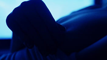 Blue mood slow motion squirting closeup