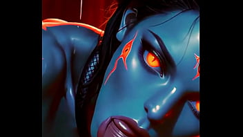 Huge boobs riding 3d