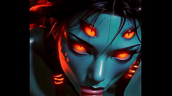 Huge boobs riding 3d