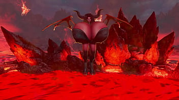 Massive titty demon for your halloween