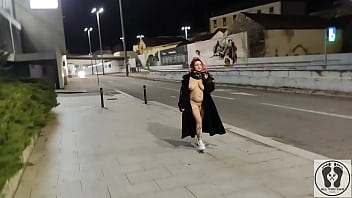 Public exhibitionism at shopping mall bj fuck cum walk film