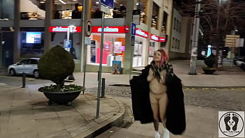 Public exhibitionism at shopping mall bj fuck cum walk film