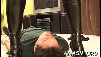 Cheerful sweetheart is not wearing panties