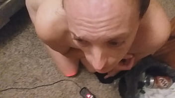 Good for nothing but cockthroating slut first facial