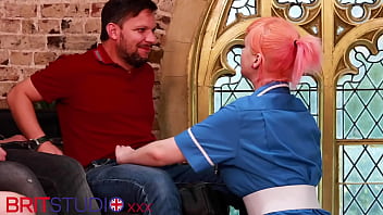 Hot nurse sucks off all her patients