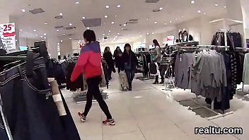 Luscious czech teen was seduced in the hypermarket and penetrated in pov