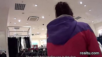 Luscious czech teen was seduced in the hypermarket and penetrated in pov