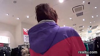 Luscious czech teen was seduced in the hypermarket and penetrated in pov