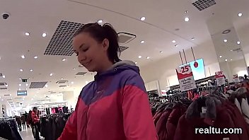 Luscious czech teen was seduced in the hypermarket and penetrated in pov