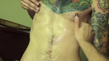 Fuck Friends Like Sweaty Barebacking With Nipple Play thumbnail