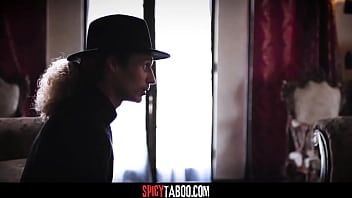 Devout priest fucks lesbian couple