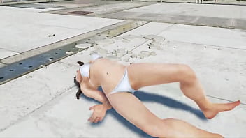 Julia fucked in white bra and panties