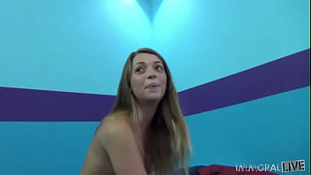 Cute young jenna squirts for the first time