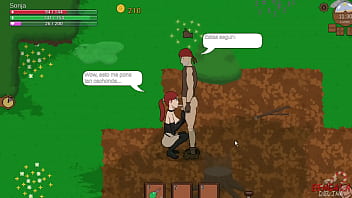 Engolindo porra no mato