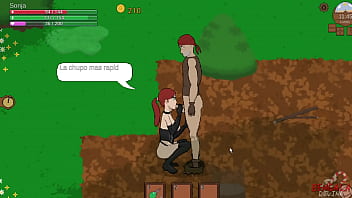 Engolindo porra no mato