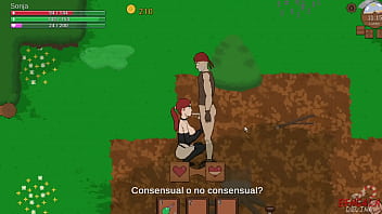 Engolindo porra no mato