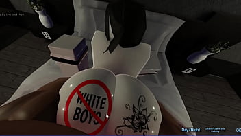 Snowbunny serves bull