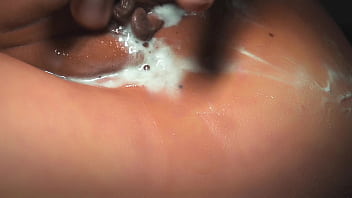Detailed video of pussy fucking and cum flowing out of it