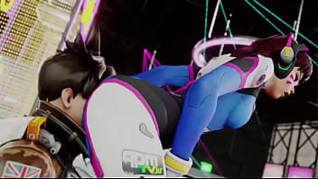 Overwatch grinds ass on tracer's face