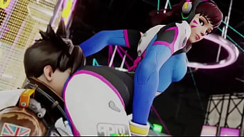 Overwatch grinds ass on tracer's face