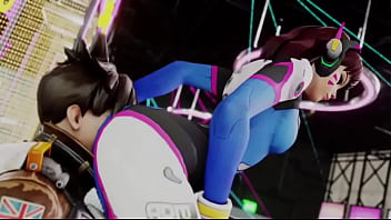 Overwatch grinds ass on tracer's face