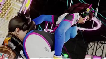 Overwatch grinds ass on tracer's face