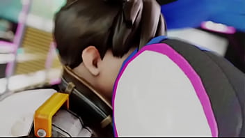Overwatch grinds ass on tracer's face