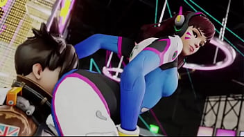 Overwatch grinds ass on tracer's face