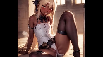 ガーターベルトと太ももがかわいいカウガール娘 ガーターベルトと太ももがかわいいカウガール娘