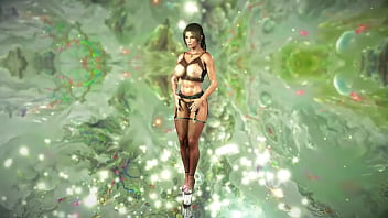Muscular milf lara croft in sexy underwear teases you with his oiled body Muscular milf lara croft in sexy underwear teases you with his oiled body