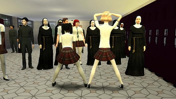 Church girls get nasty