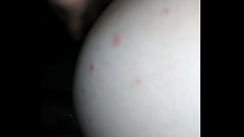 Her ass is creamy when im in there