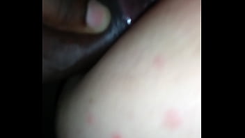 Her ass is creamy when im in there