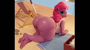 Fatass bitch in beach