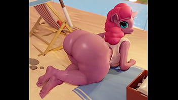 Fatass bitch in beach