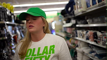 Wisconsin tiff quit porn to work at dollar tree only to still end up on her knees for pay