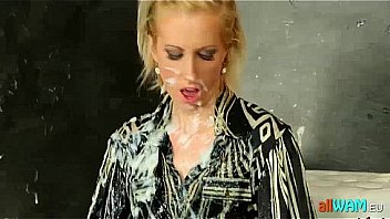 Euro blondie and the glory hole