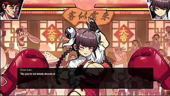 Greedy chinese restaurant owner stripped in the ring