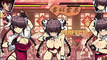 Greedy chinese restaurant owner stripped in the ring