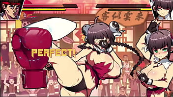 Greedy chinese restaurant owner stripped in the ring