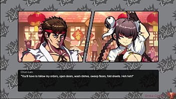 Greedy chinese restaurant owner stripped in the ring