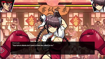 Greedy chinese restaurant owner stripped in the ring