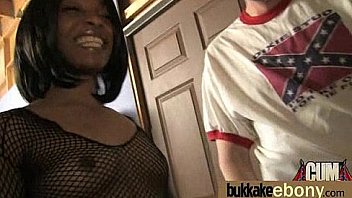 Ebony Gets Group Cumshots 27 thumbnail